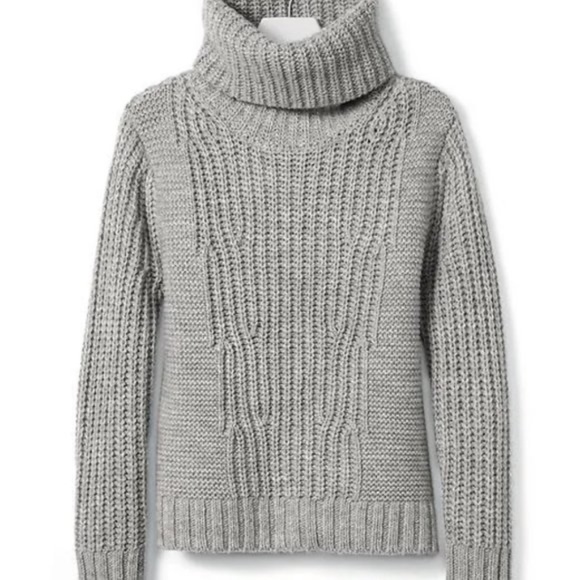 Banana Republic Sweaters - Banana Republic Italian Yarn Mixed Stitch Turtleneck Sweater-S